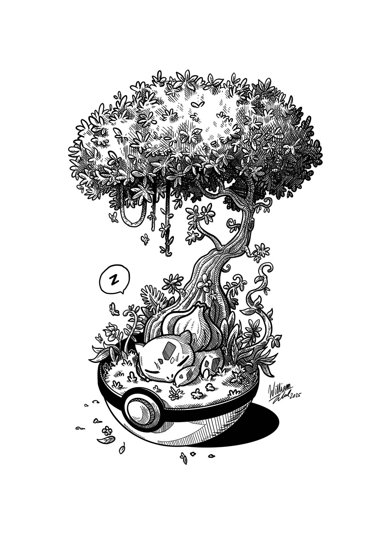 La sieste de Bulbizarre